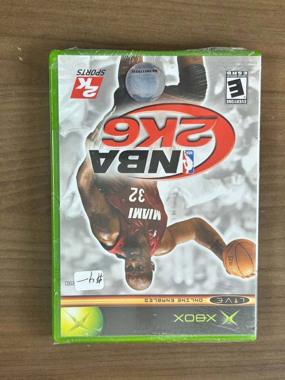 NBA 2K6 Microsoft Xbox 2005 NTSC Sealed Shaquille O’Neal Cover Wrap Wear